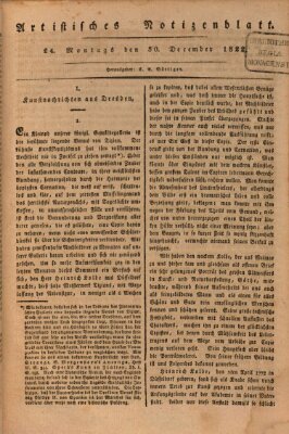 Abend-Zeitung Montag 30. Dezember 1822
