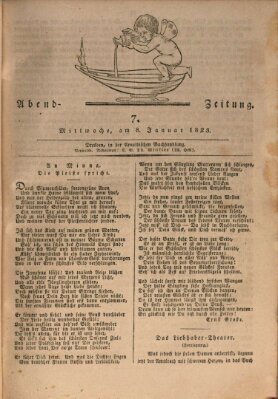 Abend-Zeitung Mittwoch 8. Januar 1823