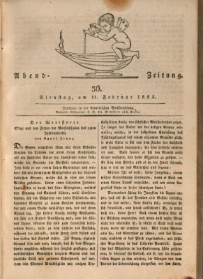 Abend-Zeitung Dienstag 11. Februar 1823