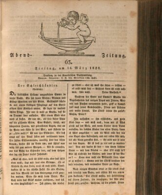 Abend-Zeitung Freitag 14. März 1823