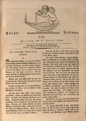 Abend-Zeitung Freitag 27. Juni 1823