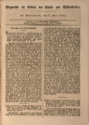 Abend-Zeitung Samstag 17. Mai 1823
