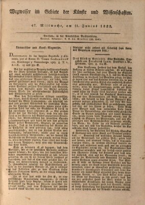 Abend-Zeitung Mittwoch 11. Juni 1823