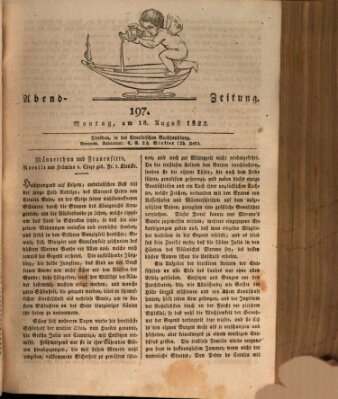 Abend-Zeitung Montag 18. August 1823