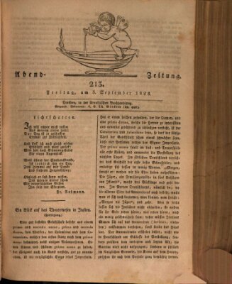 Abend-Zeitung Freitag 5. September 1823