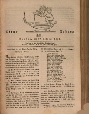 Abend-Zeitung Montag 20. Oktober 1823