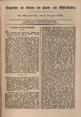 Abend-Zeitung Samstag 9. August 1823