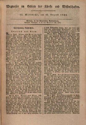 Abend-Zeitung Mittwoch 13. August 1823