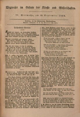 Abend-Zeitung Mittwoch 24. September 1823
