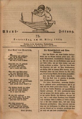 Abend-Zeitung Donnerstag 25. März 1824