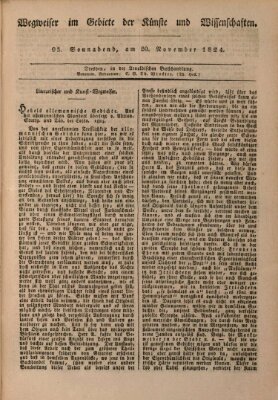 Abend-Zeitung Samstag 20. November 1824