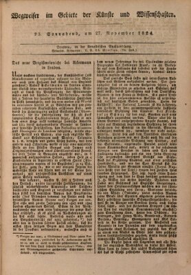 Abend-Zeitung Samstag 27. November 1824