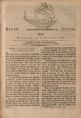 Abend-Zeitung Mittwoch 14. Dezember 1825