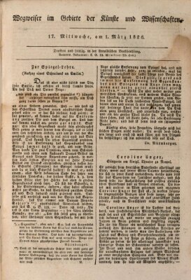 Abend-Zeitung Mittwoch 1. März 1826