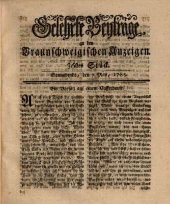 Braunschweigische Anzeigen Samstag 7. Mai 1785
