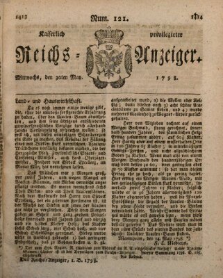 Kaiserlich privilegirter Reichs-Anzeiger (Allgemeiner Anzeiger der Deutschen) Mittwoch 30. Mai 1798