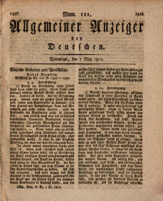 Allgemeiner Anzeiger der Deutschen Dienstag 7. Mai 1811
