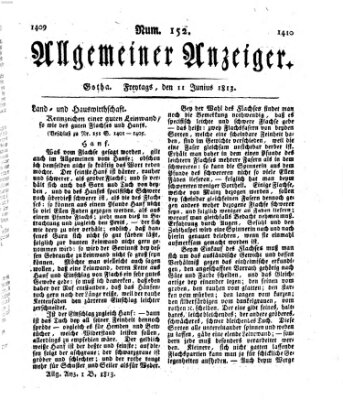 Allgemeiner Anzeiger der Deutschen Freitag 11. Juni 1813
