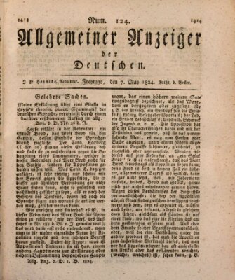 Allgemeiner Anzeiger der Deutschen Freitag 7. Mai 1824