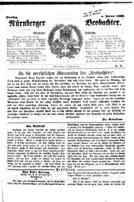 Nürnberger Beobachter Dienstag 6. Januar 1863