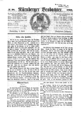 Nürnberger Beobachter Donnerstag 2. April 1863