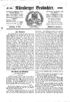 Nürnberger Beobachter Samstag 9. Mai 1863