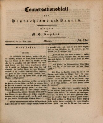 Münchener Conversations-Blatt (Bayer'scher Beobachter) Samstag 24. Mai 1834