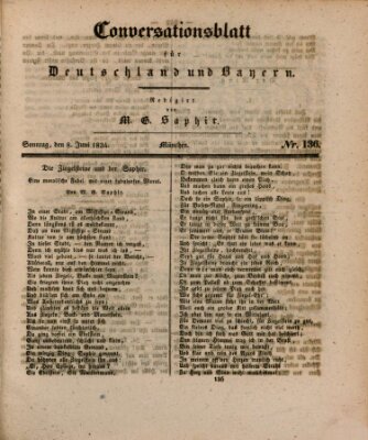 Münchener Conversations-Blatt (Bayer'scher Beobachter) Sonntag 8. Juni 1834