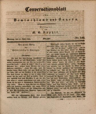 Münchener Conversations-Blatt (Bayer'scher Beobachter) Sonntag 15. Juni 1834