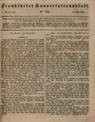 Frankfurter Konversationsblatt (Frankfurter Ober-Post-Amts-Zeitung) Sonntag 10. Mai 1840