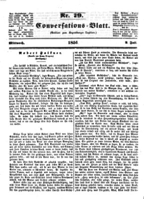 Regensburger Conversations-Blatt (Regensburger Tagblatt) Mittwoch 2. Juli 1856