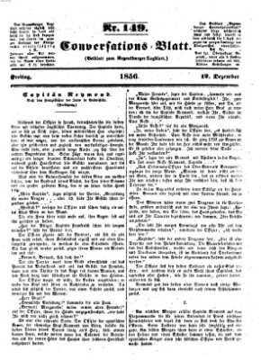 Regensburger Conversations-Blatt (Regensburger Tagblatt) Freitag 12. Dezember 1856