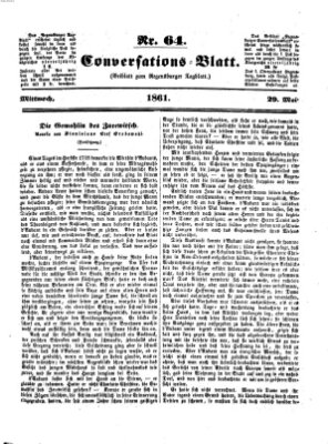 Regensburger Conversations-Blatt (Regensburger Tagblatt) Mittwoch 29. Mai 1861