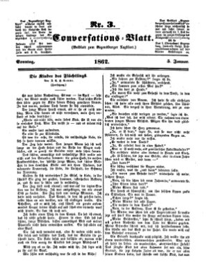 Regensburger Conversations-Blatt (Regensburger Tagblatt) Sonntag 5. Januar 1862