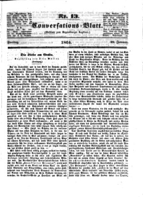 Regensburger Conversations-Blatt (Regensburger Tagblatt) Freitag 29. Januar 1864