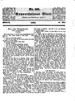 Regensburger Conversations-Blatt (Regensburger Tagblatt) Mittwoch 18. Mai 1864