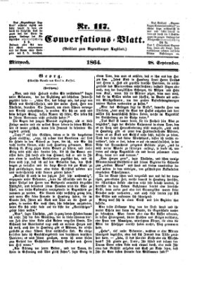 Regensburger Conversations-Blatt (Regensburger Tagblatt) Mittwoch 28. September 1864