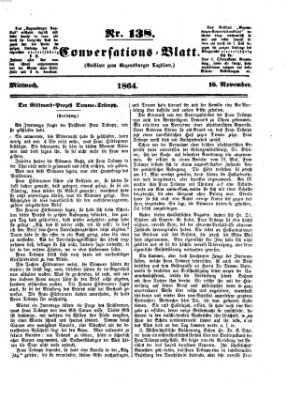 Regensburger Conversations-Blatt (Regensburger Tagblatt) Mittwoch 16. November 1864