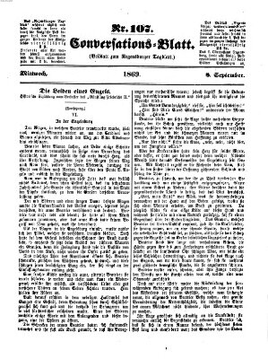 Regensburger Conversations-Blatt (Regensburger Tagblatt) Mittwoch 8. September 1869