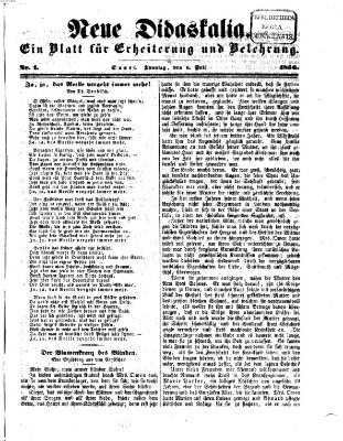 Neue Didaskalia (Pfälzer) Sonntag 6. Juli 1856