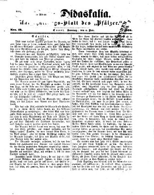 Neue Didaskalia (Pfälzer) Sonntag 4. Juli 1858