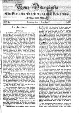 Neue Didaskalia (Pfälzer) Sonntag 7. Dezember 1862