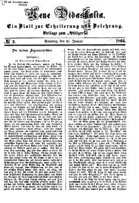 Neue Didaskalia (Pfälzer) Sonntag 31. Januar 1864