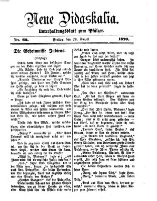 Neue Didaskalia (Pfälzer) Freitag 26. August 1870