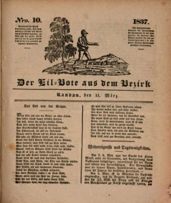 Der Eil-Bote aus dem Bezirk (Der Eilbote) Samstag 11. März 1837