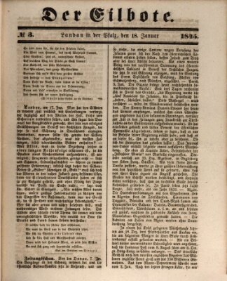Der Eilbote Samstag 18. Januar 1845
