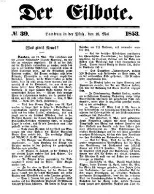 Der Eilbote Donnerstag 19. Mai 1853