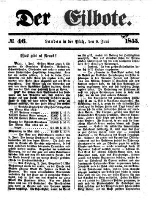 Der Eilbote Samstag 9. Juni 1855