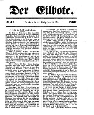 Der Eilbote Samstag 26. Mai 1860