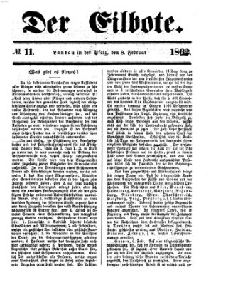 Der Eilbote Samstag 8. Februar 1862